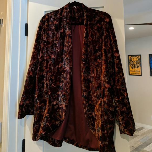 Free People Jackets & Blazers - Free People Velvet Jacket